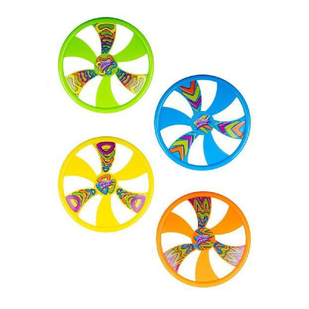 Trade Shop - Frisbee Disegno Stampato Disco 24 Cm Giochi Sport Bambini 4 Colori Ass. 6563025 -