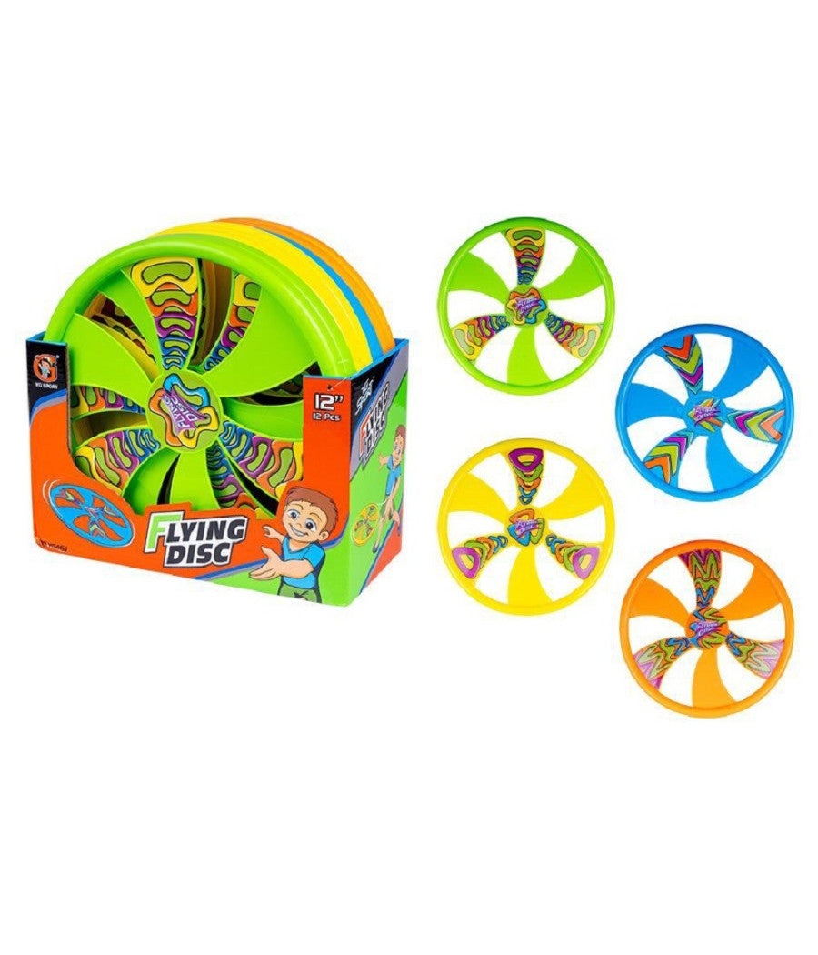 Frisbee Disegno Stampato Disco 24 Cm Giochi Sport Bambini 4 Colori Ass. 6563025         