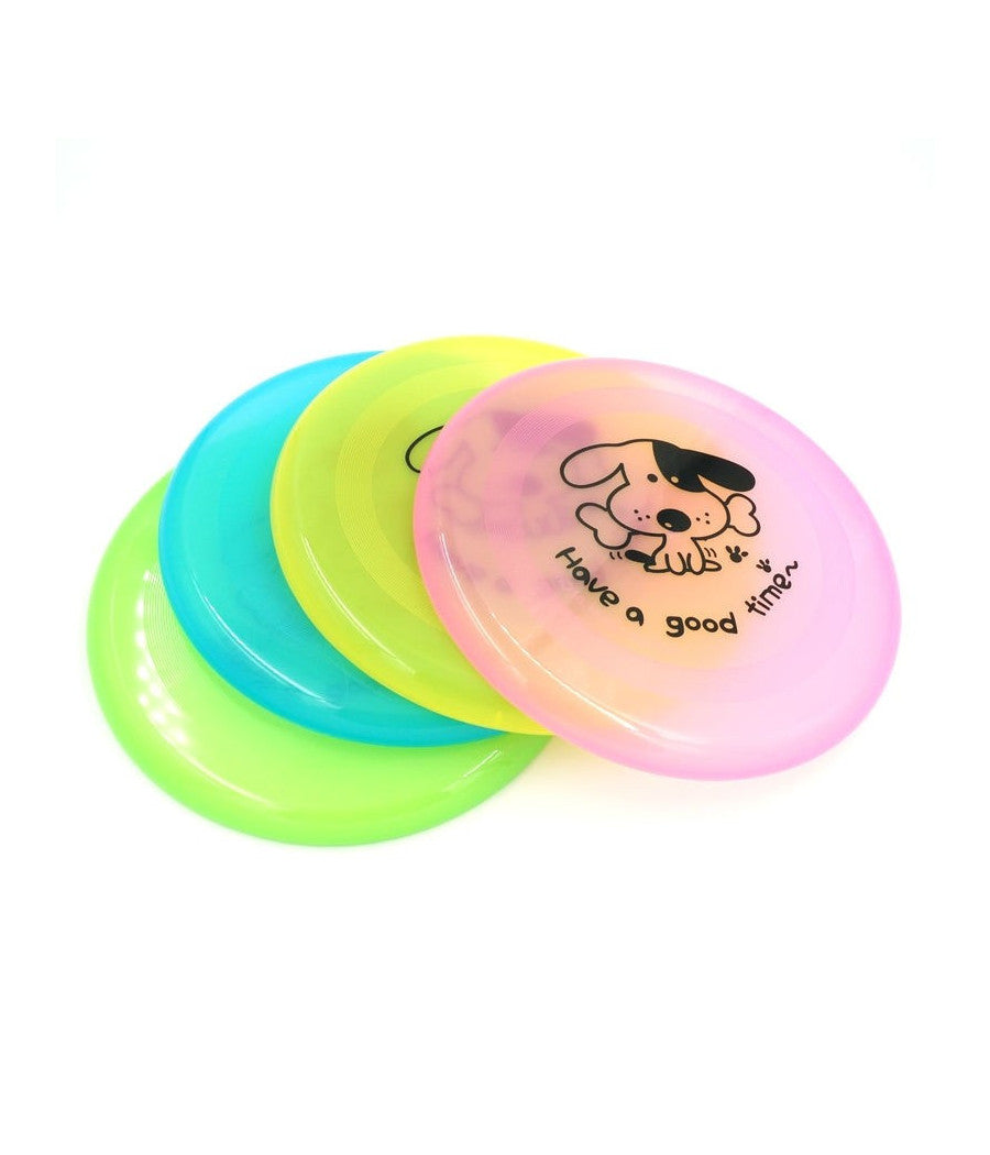 Frisbee Frisbi Gioco Per Cani Gioco Cani Per Spiaggia Campagna Colorato 20 Cm         