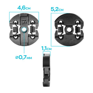 Kit Frizione Completo Per Motosega 25Cc - Frizione + Campana Frizione Ricambio Compatibile Frizione+Tamburo Frizione Per Motoseghe 25Cc