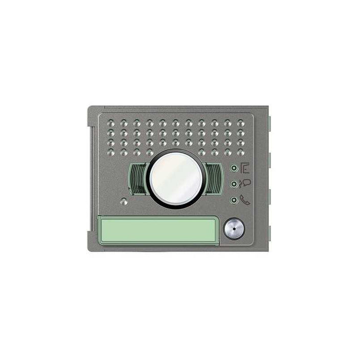 Frontale A/V Standard 1 Pulsante su Colonna Singola Finitura Robur