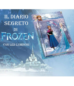 Frozen Diario Segreto Anna E Elsa Magico Con Led Per Scuola Bambini Hobby         