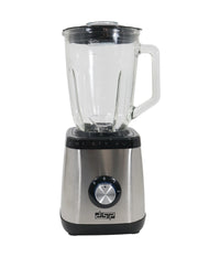 Frullatore 2 Velocita'+pulse 350 W Acciaio Con Caraffa In Vetro Frullati Frutta         