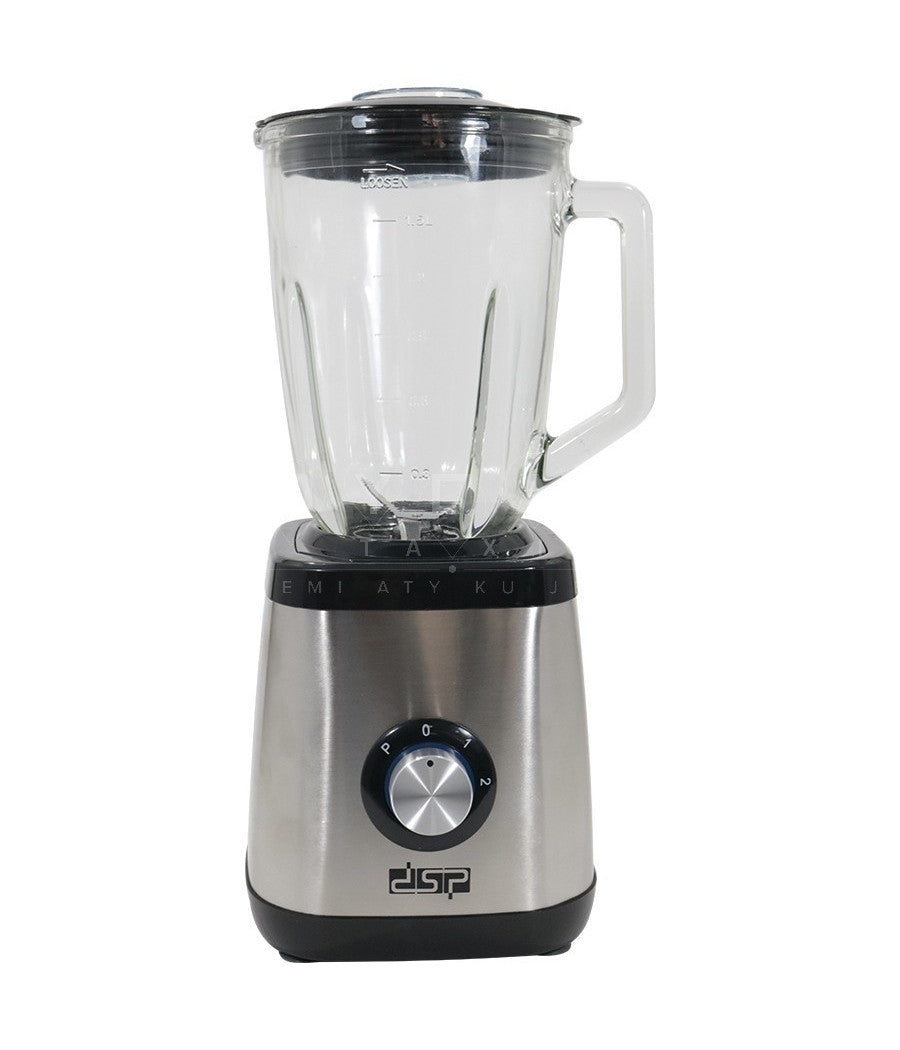 Frullatore 2 Velocita'+pulse 350 W Acciaio Con Caraffa In Vetro Frullati Frutta         