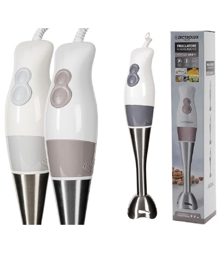 Frullatore A Immersione Mix Plus 2 Velocità  200w Funzione Pulse Lame In Acciaio         