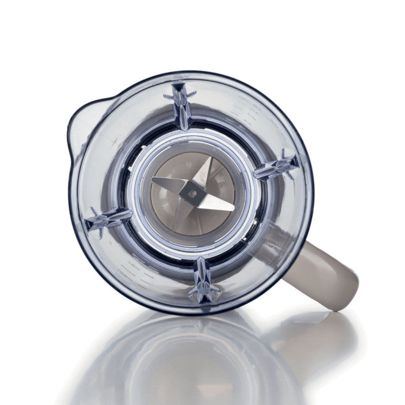 Frullatore Breakfast 500W, 4 lame in acciaio inox, 2 velocità, 1,5L - Dark & Sahara Grey