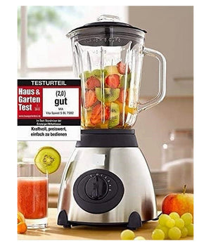 Frullatore Da 500 W Con Lame In Acciaio Inox Da 1,5 Lt Tritatutto Frutta Verdura         