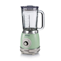 Frullatore Vintage - 1,5L Tazza in Vetro - 4 Lame Acciaio Inox - 1000W - Verde