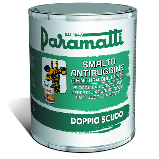 Smalto antiruggine doppio scudo paramatti grigio ombra 750 milliliter