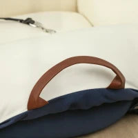 Seggiolino Auto per Cani Piccoli con Guinzaglio di Sicurezza, Sfoderabile e Lavabile, Blu