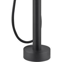 Ogomondo miscelatore a pavimento per vasca freestanding black mumbai in ottone *** finitura- nero opaco, confezione 1