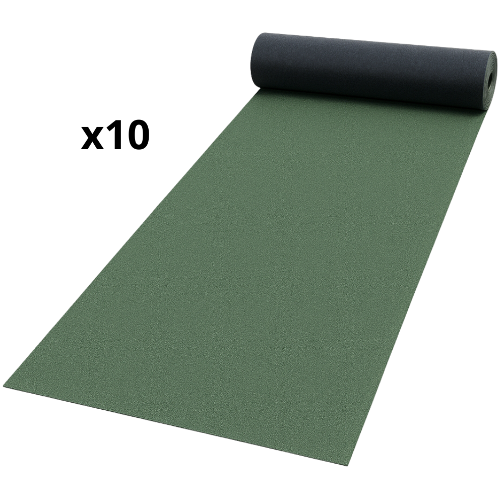 Guaina ardesiata verde casasciutta impermeabilizzazione terrazze 10 rotoli 1x10 m