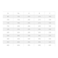 Fumaiolo da 250-300mm radiante tipo eolico inox aisi 304 base tonda doppia parete