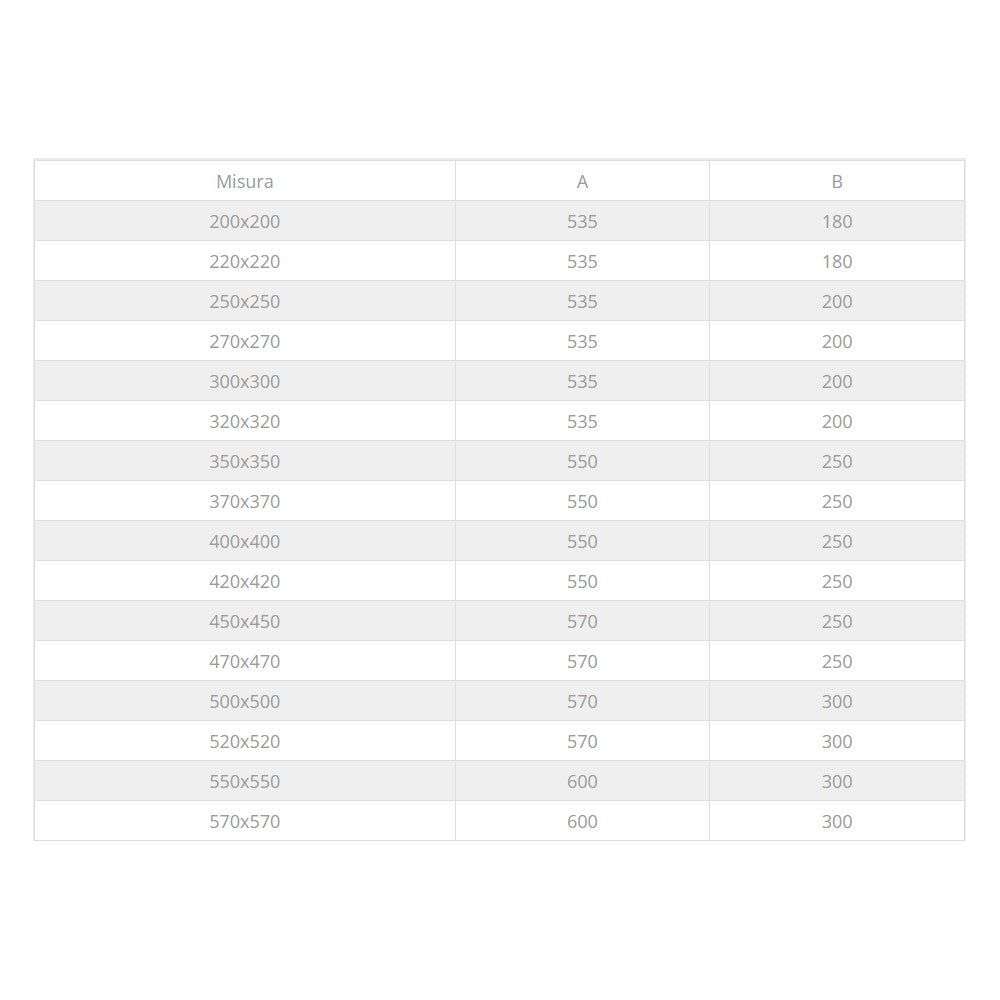 Fumaiolo gallo 37x37cm in acciaio inox base quadra