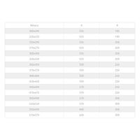 Fumaiolo gallo 37x37cm in acciaio inox base quadra