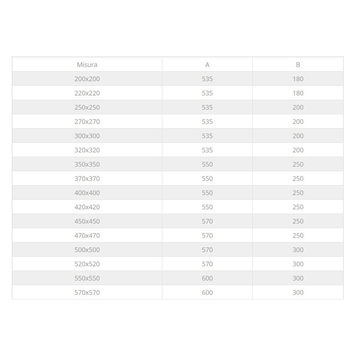 Fumaiolo gallo 37x37cm in acciaio inox base quadra