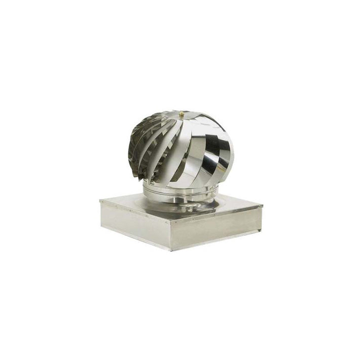 Fumaiolo Ventolino inox Quadrato Cm.32X32