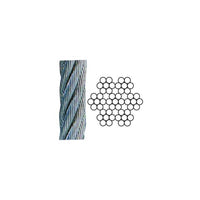 Fune acciaio inox 49 Fili Rotolini 10 M dia. 3 Mm