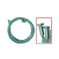 Funi per Basculanti Zincate Gancio a Tipo Morsetto 2,5 M