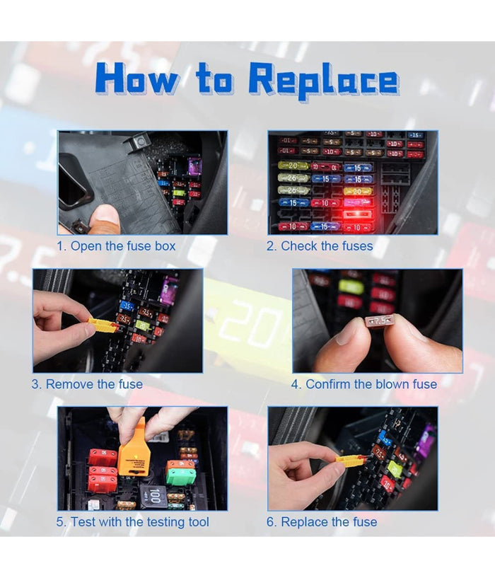 Fusibili Assortiti 100 Pz Lamellari Per Auto E Moto Barca Kit Mini Fusibbili         