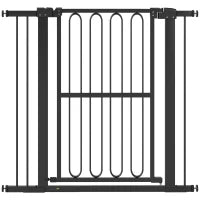 Cancelletto per Cani Estensibile, 76-104 cm, Nero