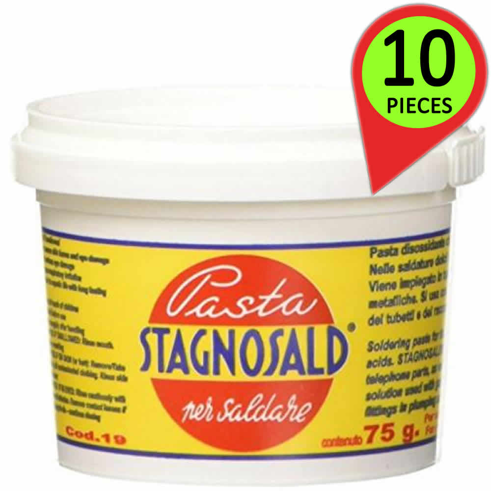 Stagnosald disossidante per saldature confezione 10 pezzi