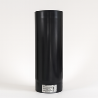 Tubo lineare arredo canale da fumo stufa a pellet sistema scarico diametro 180mm *** misura h 500 mm, confezione 1