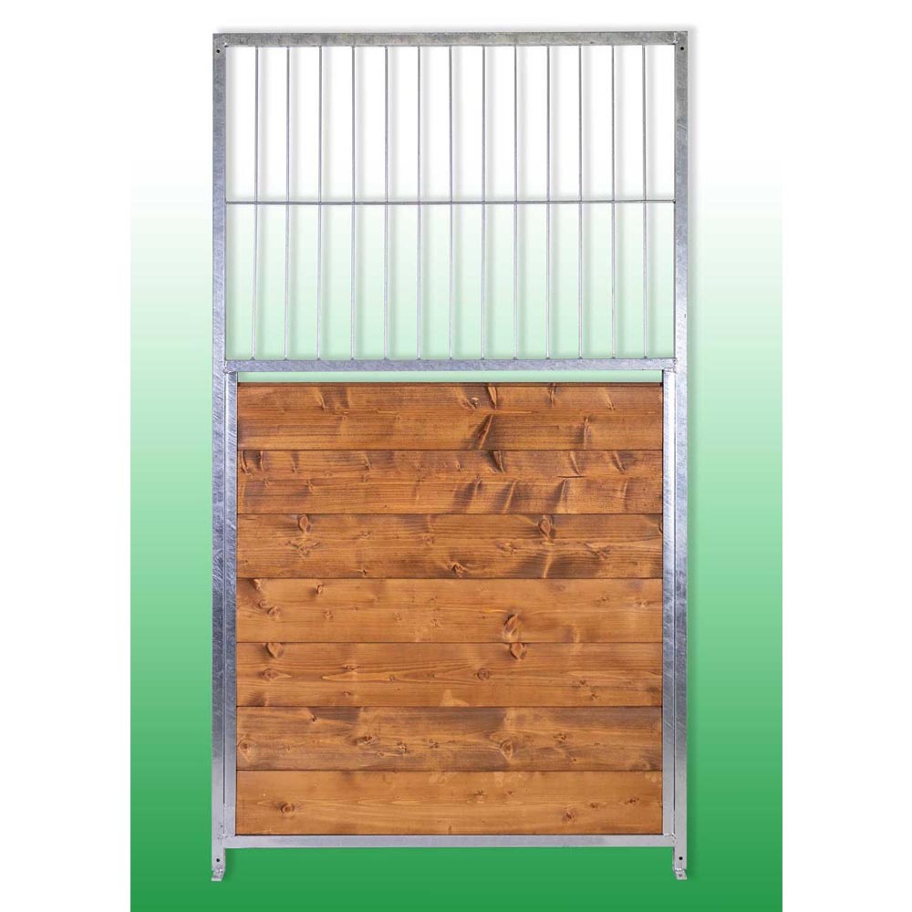 Pannello mezzo legno & mezzo rete per box per cani zincatura a caldo 1x1,80 metri