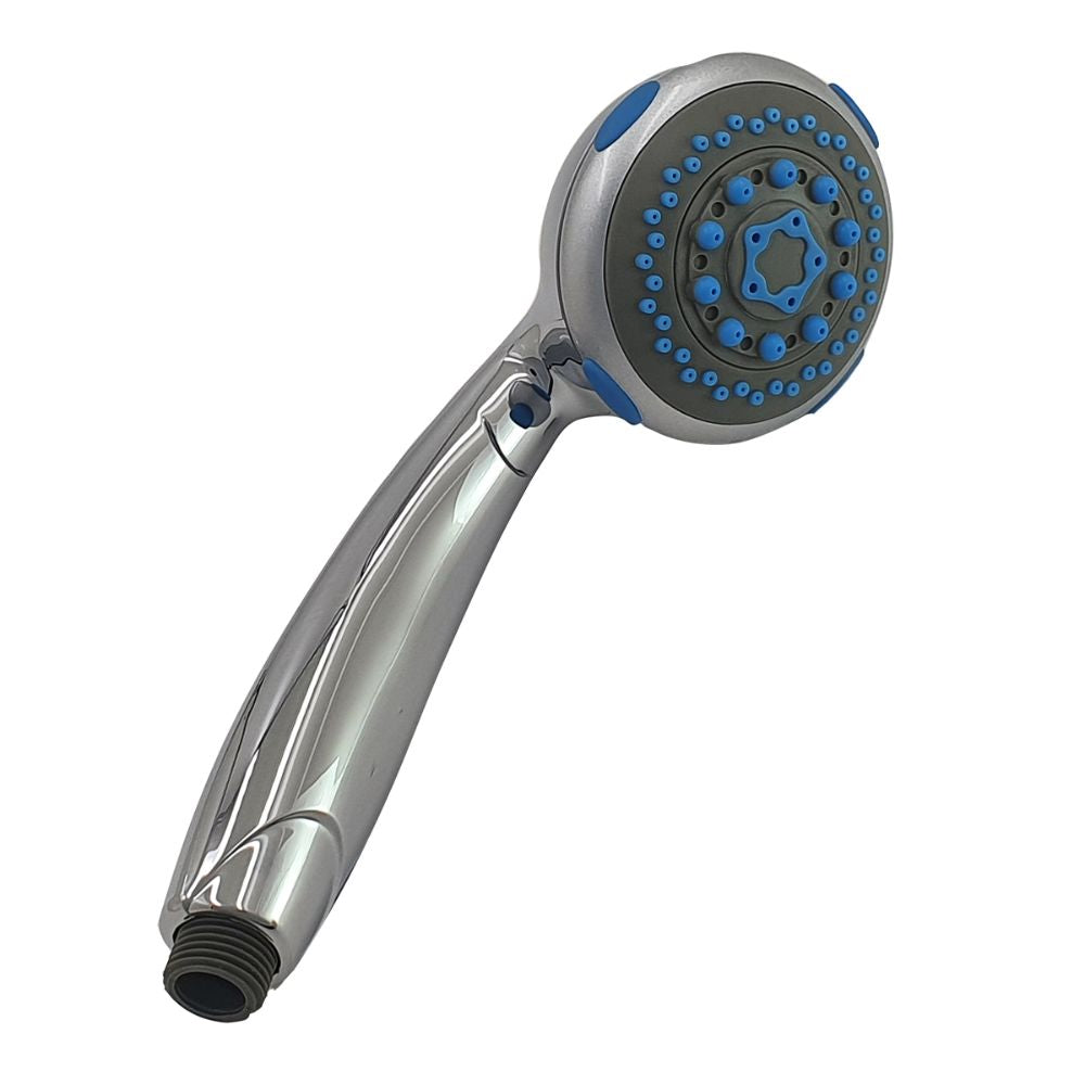 Ogomondo doccetta soffione vasca doccia 5 funzioni multigetto anticalcare abs cromato *** confezione 1