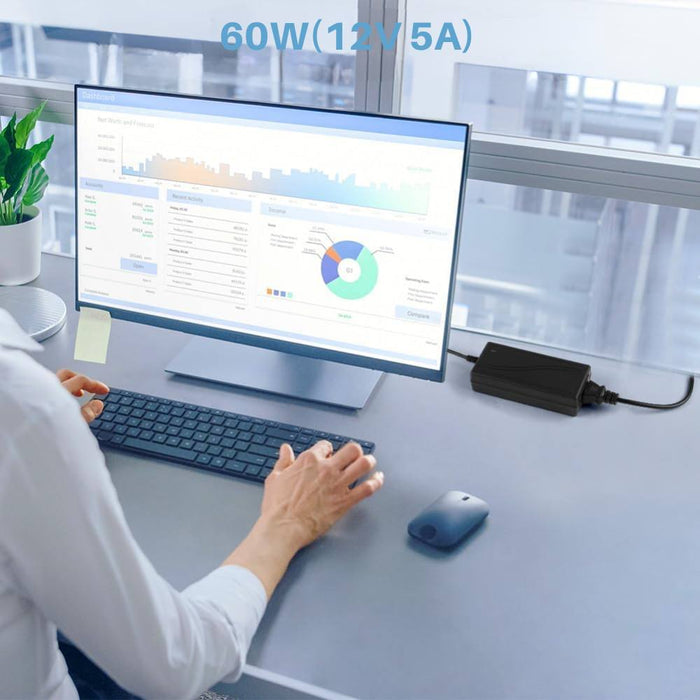 Alimentatore led 12v 60w optonica 6202 per interni con garanzia 3 anni