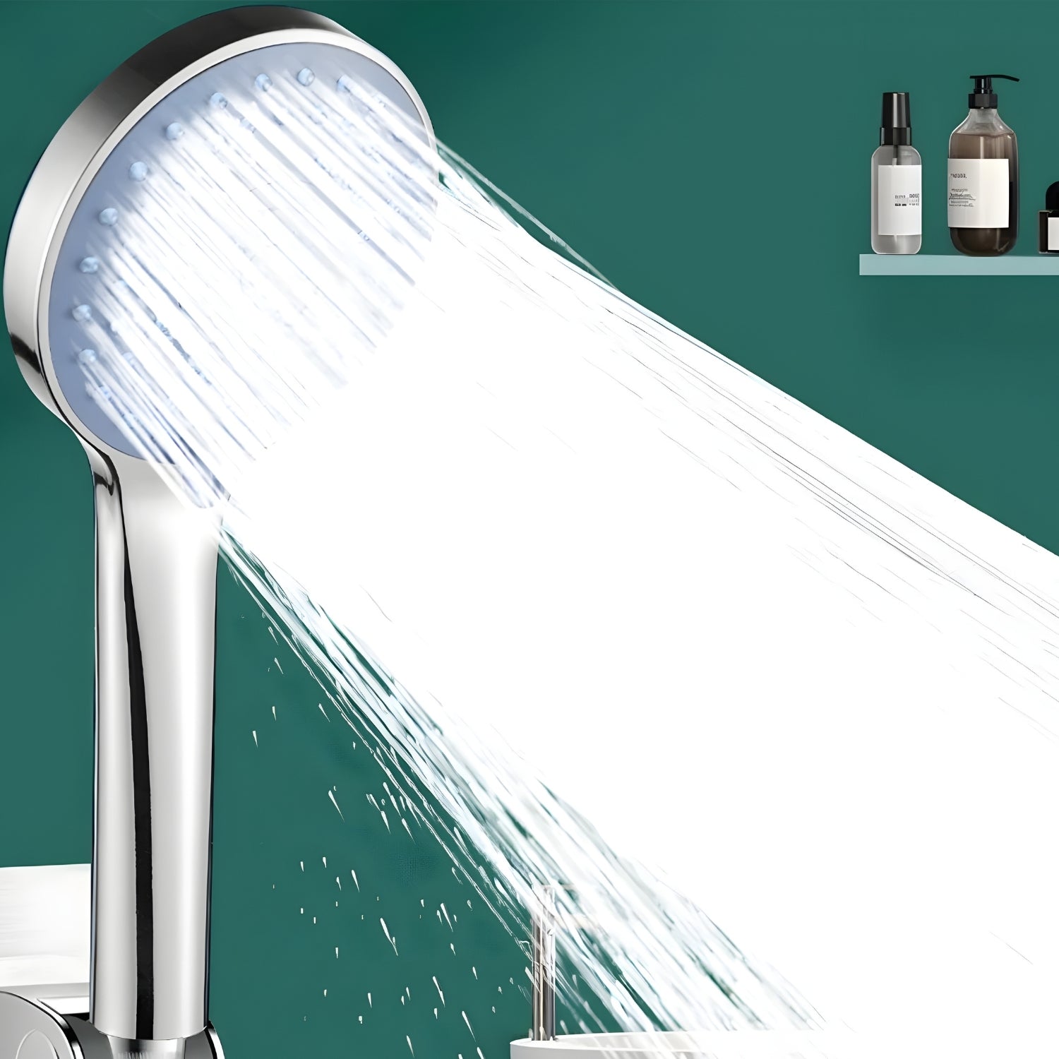 Doccetta soffione vasca doccia 5 funzioni multigetto anticalcare abs cromato *** pezzi 1