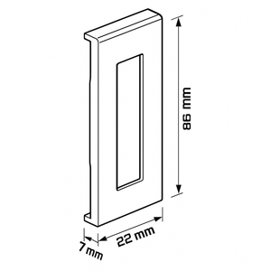 Bticino living now cover per prese e interruttori moderni *** colore nero, confezione 1