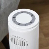 Ventilatore a Torre 45W a 3 Modalità e 3 Velocità con Timer da 10h, in ABS, Ø22 x 77A cm, Bianco