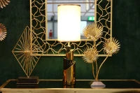 Porta Candela Glam Flowy Cm 35.6X12.5X55