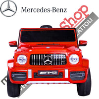 Auto Elettrica per Bambini MERCEDES G63 Sport AMG 12V -Rosso