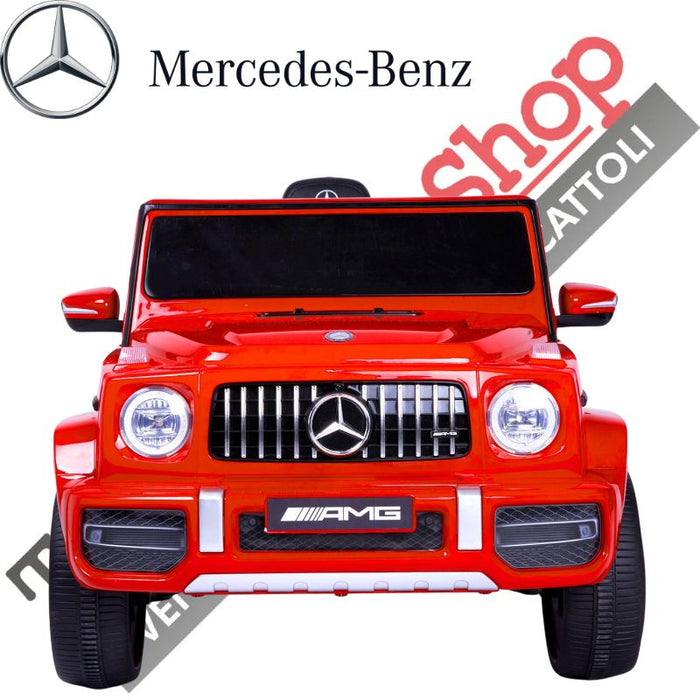 Auto Elettrica per Bambini MERCEDES G63 Sport AMG 12V -Rosso