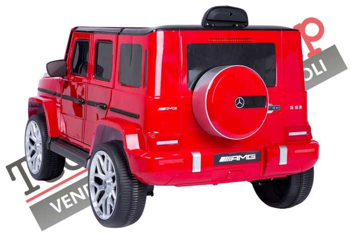 Auto Elettrica per Bambini MERCEDES G63 Sport AMG 12V -Rosso