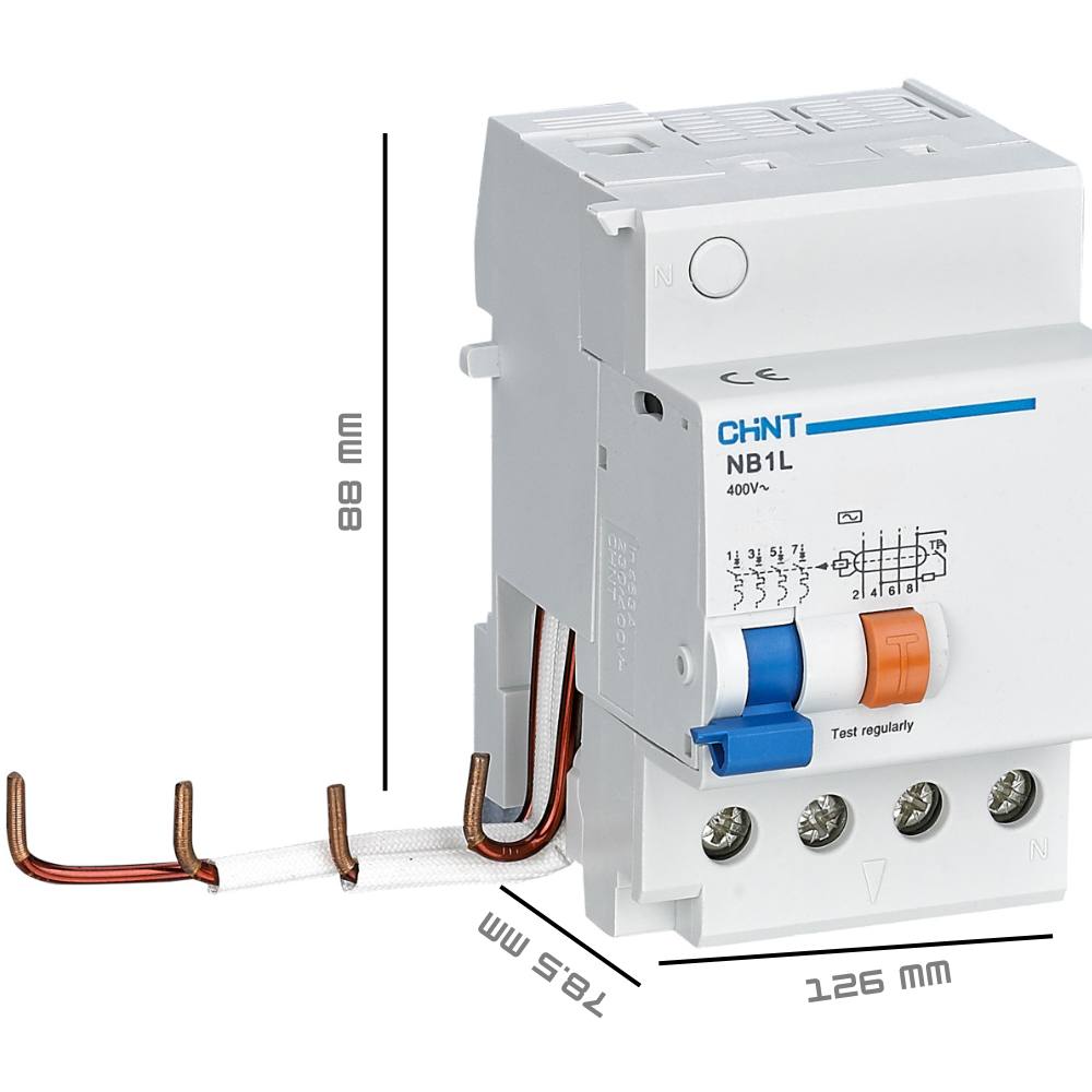 Blocco differenziale chint 51948 4 poli 50/63a 300ma tipo a