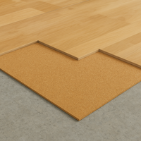 Lastra sughero resistente a compressione contrasta umidità muffa condensa *** misure 100 x 50 cm sp.3 mm, confezione 1