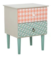 Comodino Auntdeco Cm 43.5X38X55.5