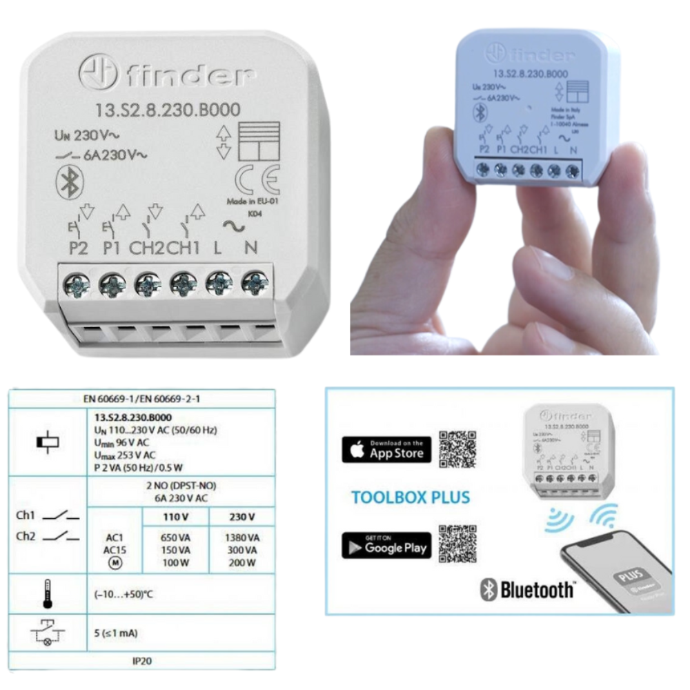 Kit automazione tapparelle yesly controlla fino a 5 tapparelle tende elettriche