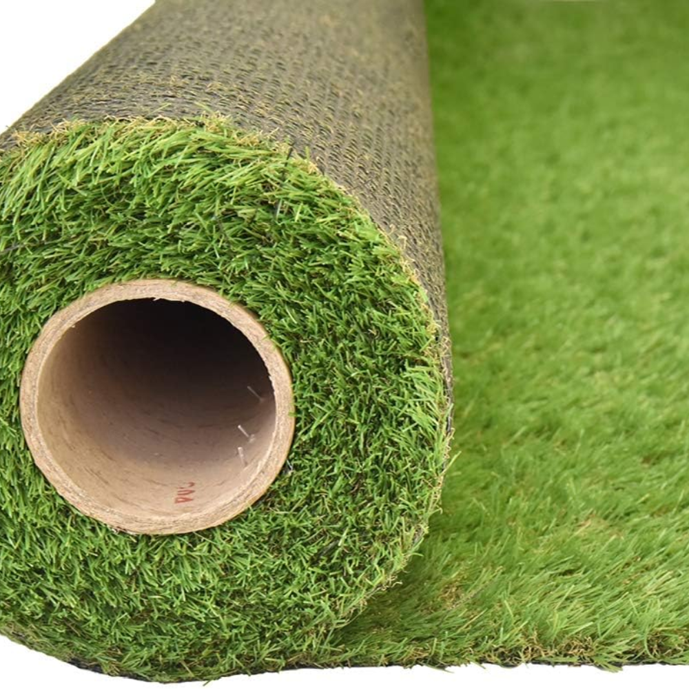 Prato sintetico tappeto erboso altezza fili 25 mm sempre verde vendita a metro *** misura larghezza 1 mt, confezione 1