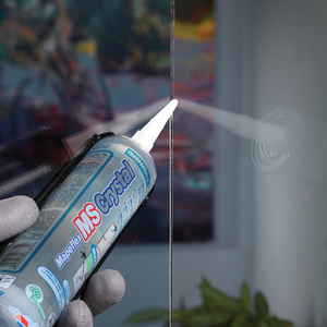 Silicone trasparente mapei mapeflex ms crystal per sigillature invisibili 300 ml