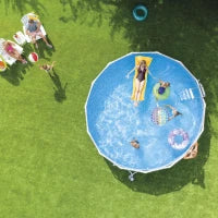 26726NP - Piscina Prisma Frame 457X122 Cm Con Pompa Filtro, Scaletta Doppia, Telo Base E Copertura