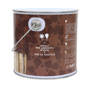 Durilux legnomare flatting vernice lucida per legno e imbarcazioni *** formato 2.5 lt, confezione 1