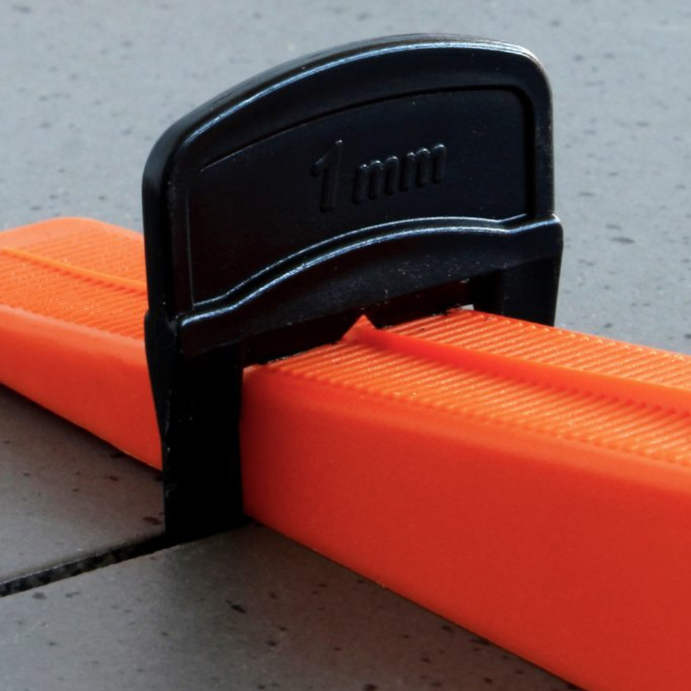 Distanziatori elementi livellanti piastrelle 3-12 mm confezione 250 pezzi *** spessore 1,5 mm, confezione 1