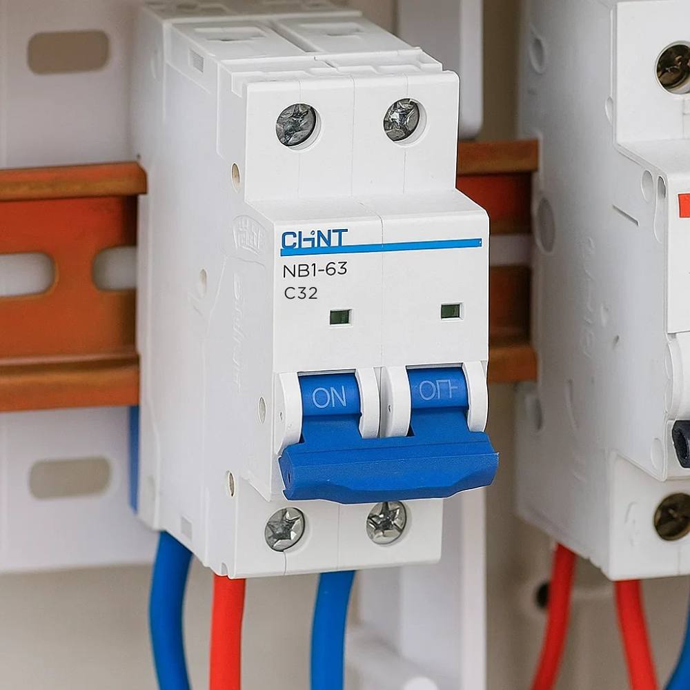 Chint nb1-63 interruttore magnetotermico 2 poli modulabile per impianti civili *** ampere 32 ampere, confezione 1