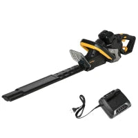 DURHAND Tagliasiepi Elettrico a Batteria con Impugnatura Ergonomica Regolabile 180° e Lama da 52cm