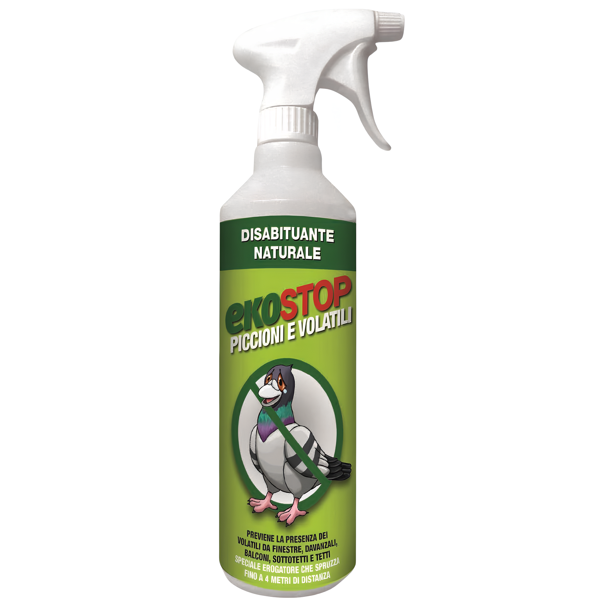 Disabituante naturale pronto all'uso piccioni volatili spray 750 ml ekostop