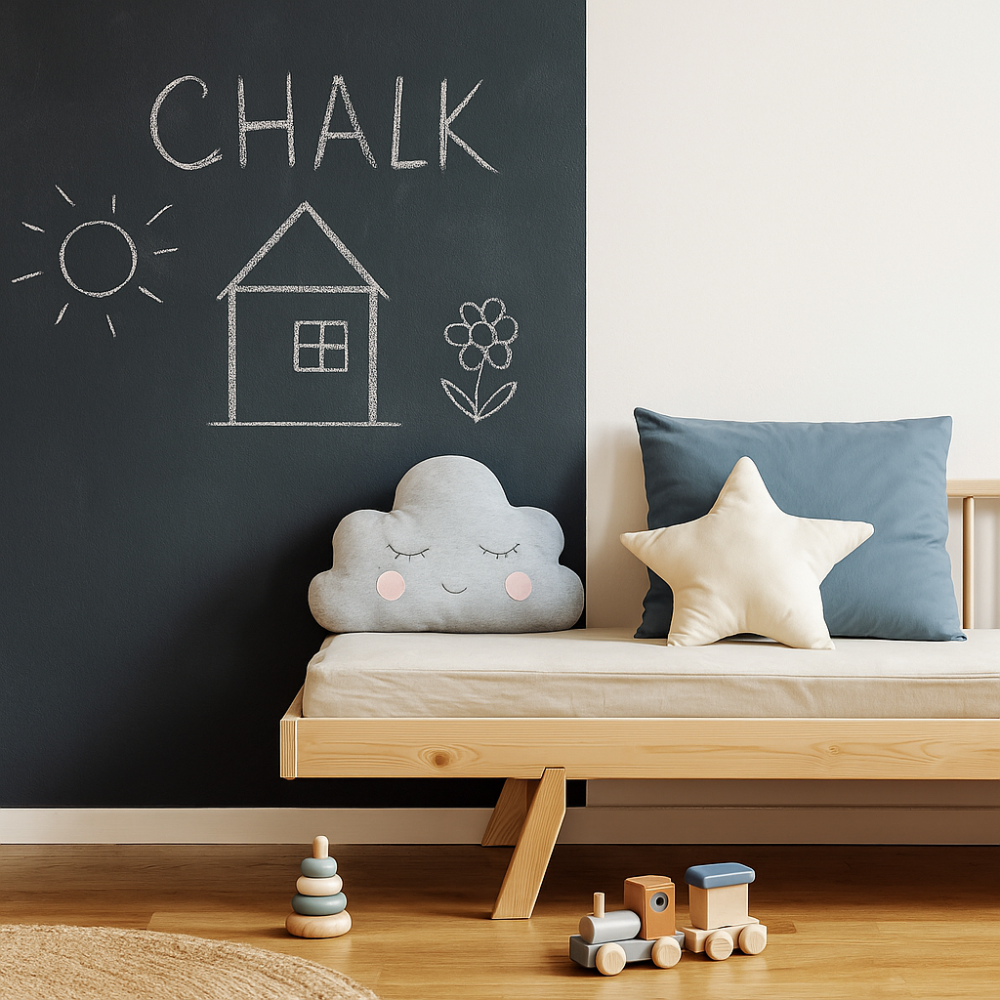 Smalto ecologico effetto lavagna colore nero finitura opaca formato 0.5l ecolux